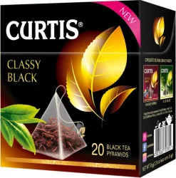 FRIST Klassischer Schwarztee in Pyramiden Curtis Classy Black, 20 Pyramiden