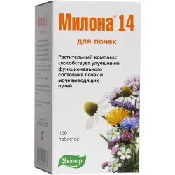 Milona-14, 100 Tabletten von 0,5 g, Nahrungsergänzungsmittel