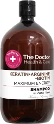 СМОТРИМ СРОК  Шампунь The Doctor Health&Care Keratin+Arginine+Biotin Maximum Energy, 946 мл