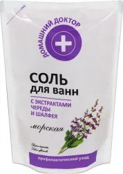 Соль для ванн с экстрактами Череды и Шалфея, 500 g