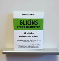 Glycin 100 mg, 50 Tabletten, Nahrungsergänzungsmittel