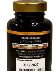 Mumijo Shilajit ,100% Natural , 60 Kapseln