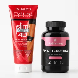 Appetitkontroll-Set zur Gewichtsreduktion, 60 Kapseln, 250 ml